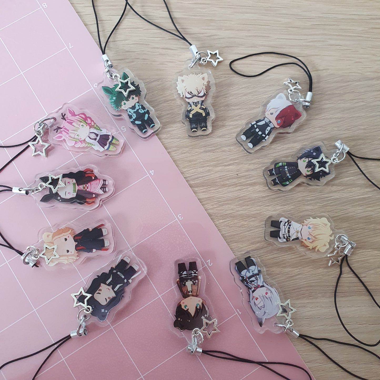 Mini Biker Phone Charms