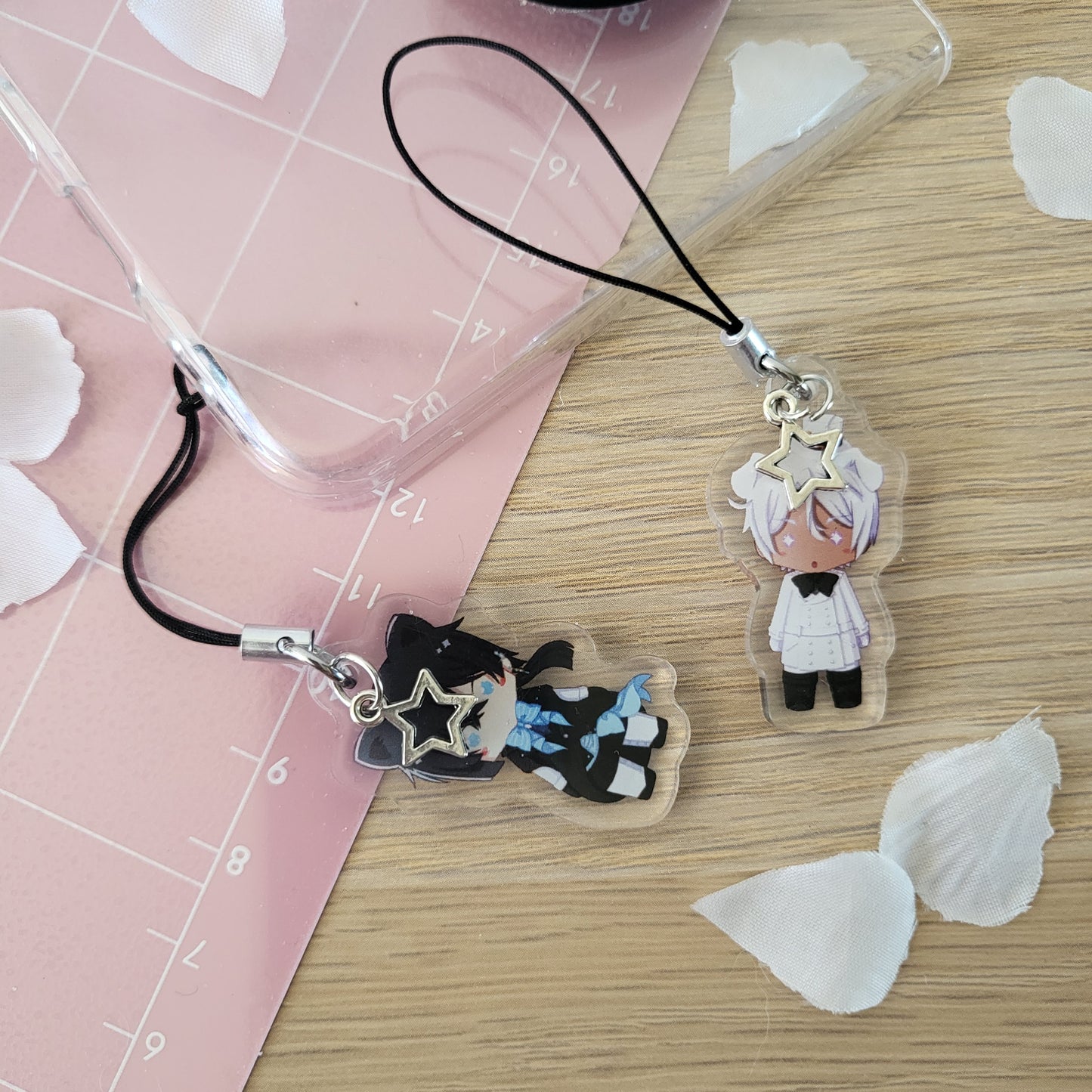 Mini French Phone Charms