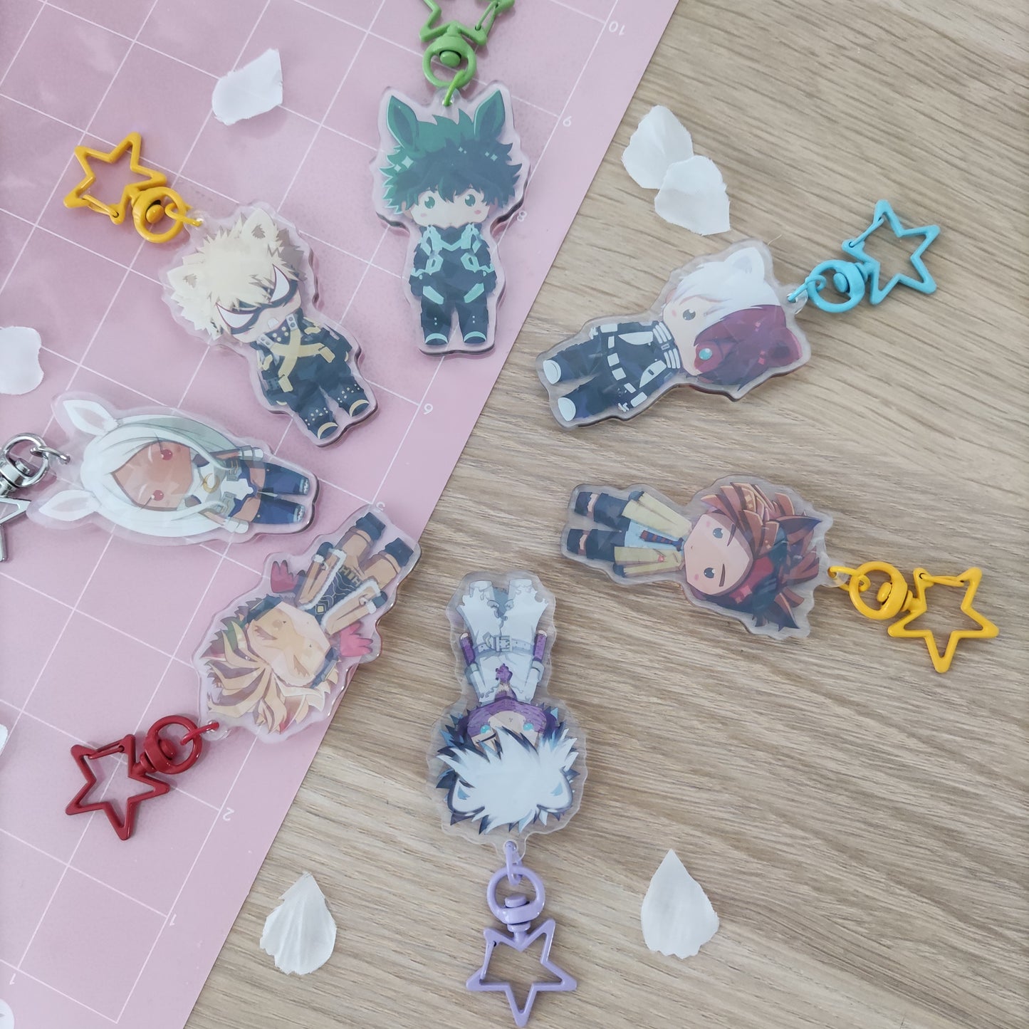 Acrylic Heroes Keychain