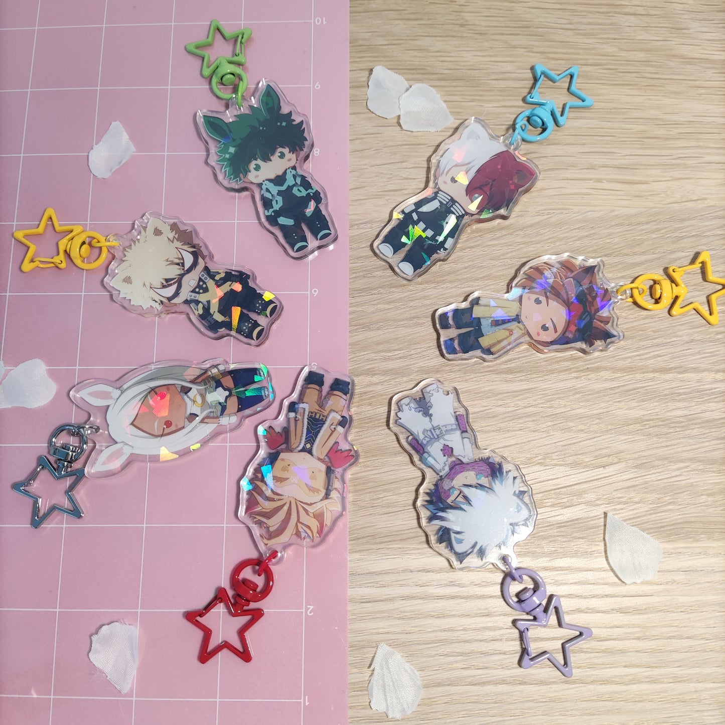 Acrylic Heroes Keychain