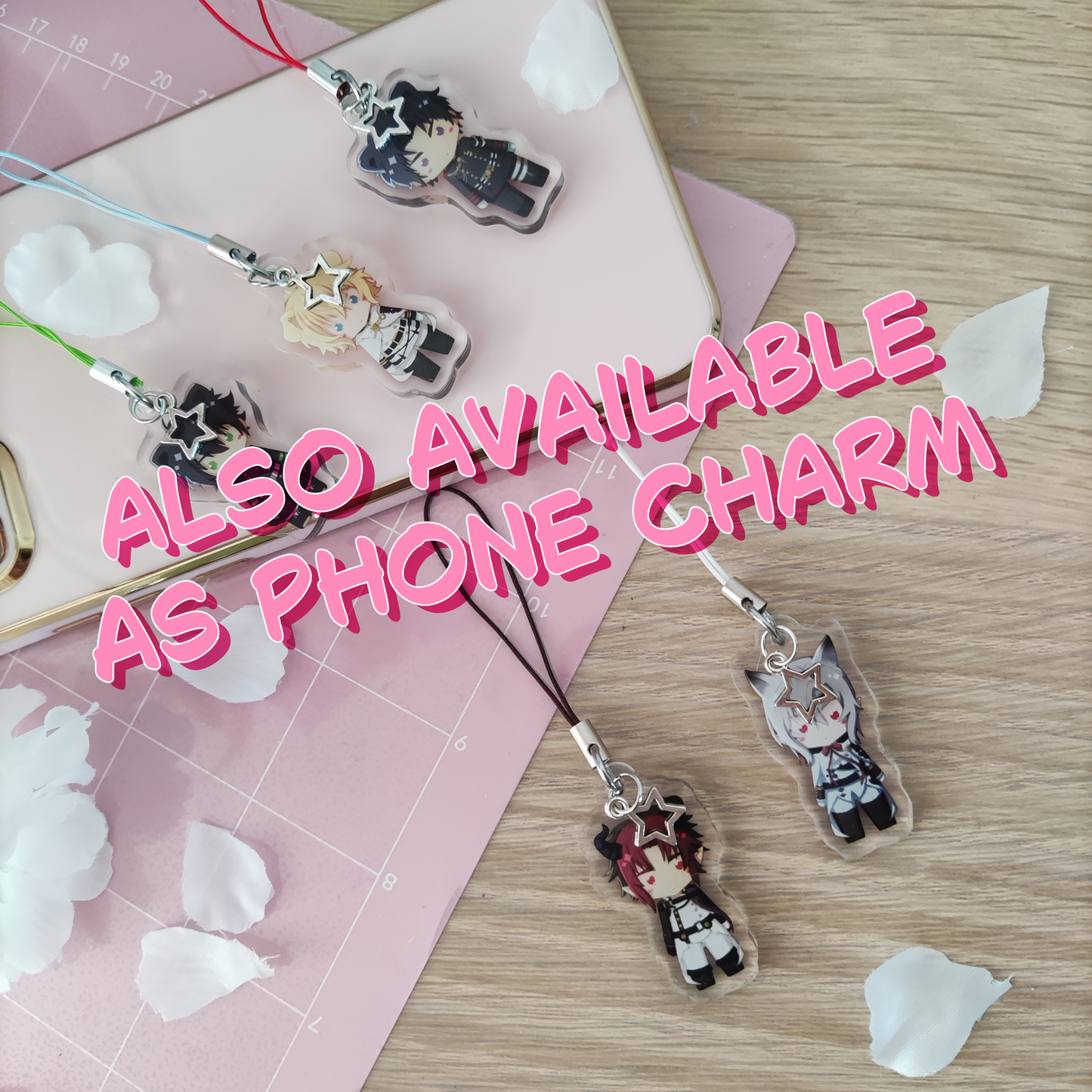 Acrylic Seraph Keychain