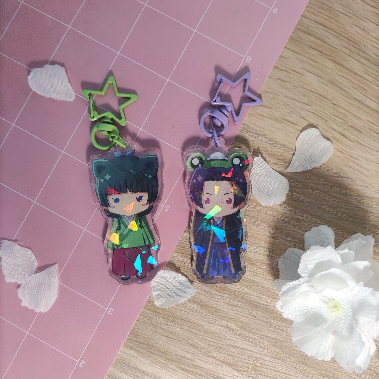 Acrylic Apothecary Keychain