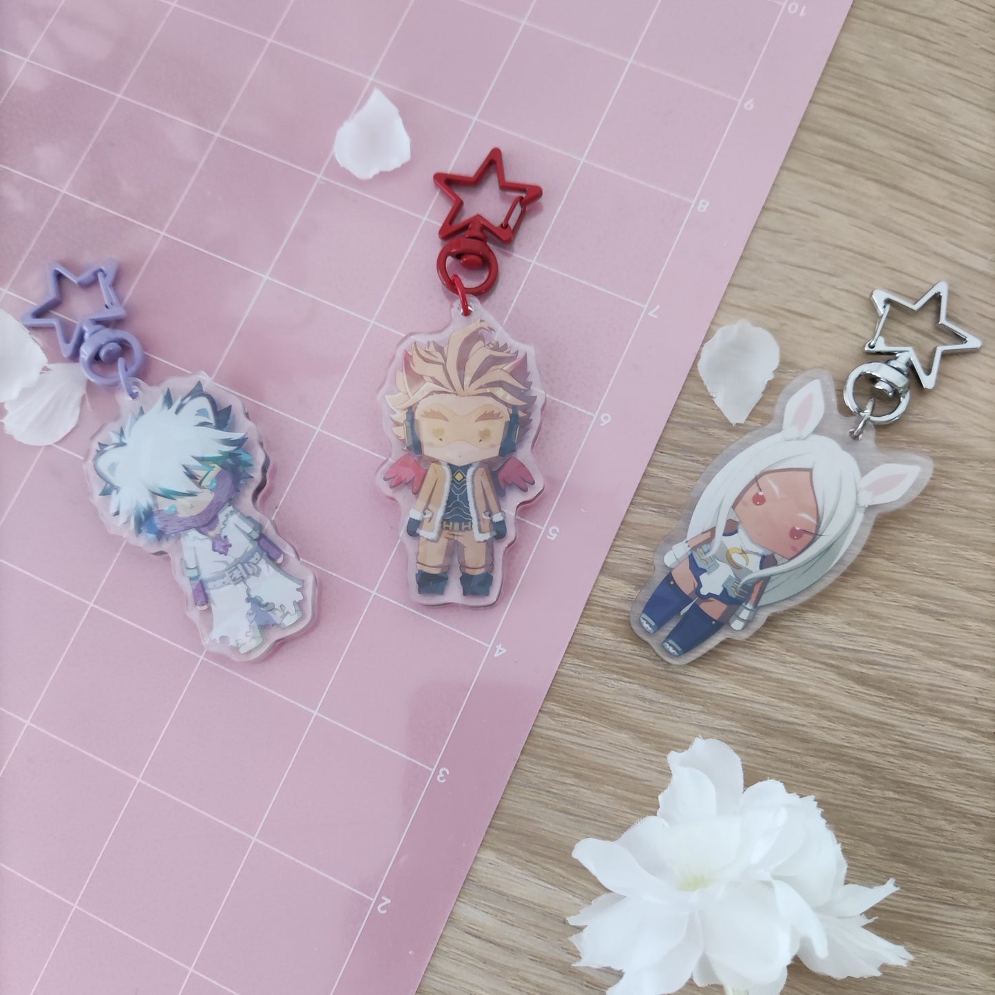 Acrylic Heroes Keychain