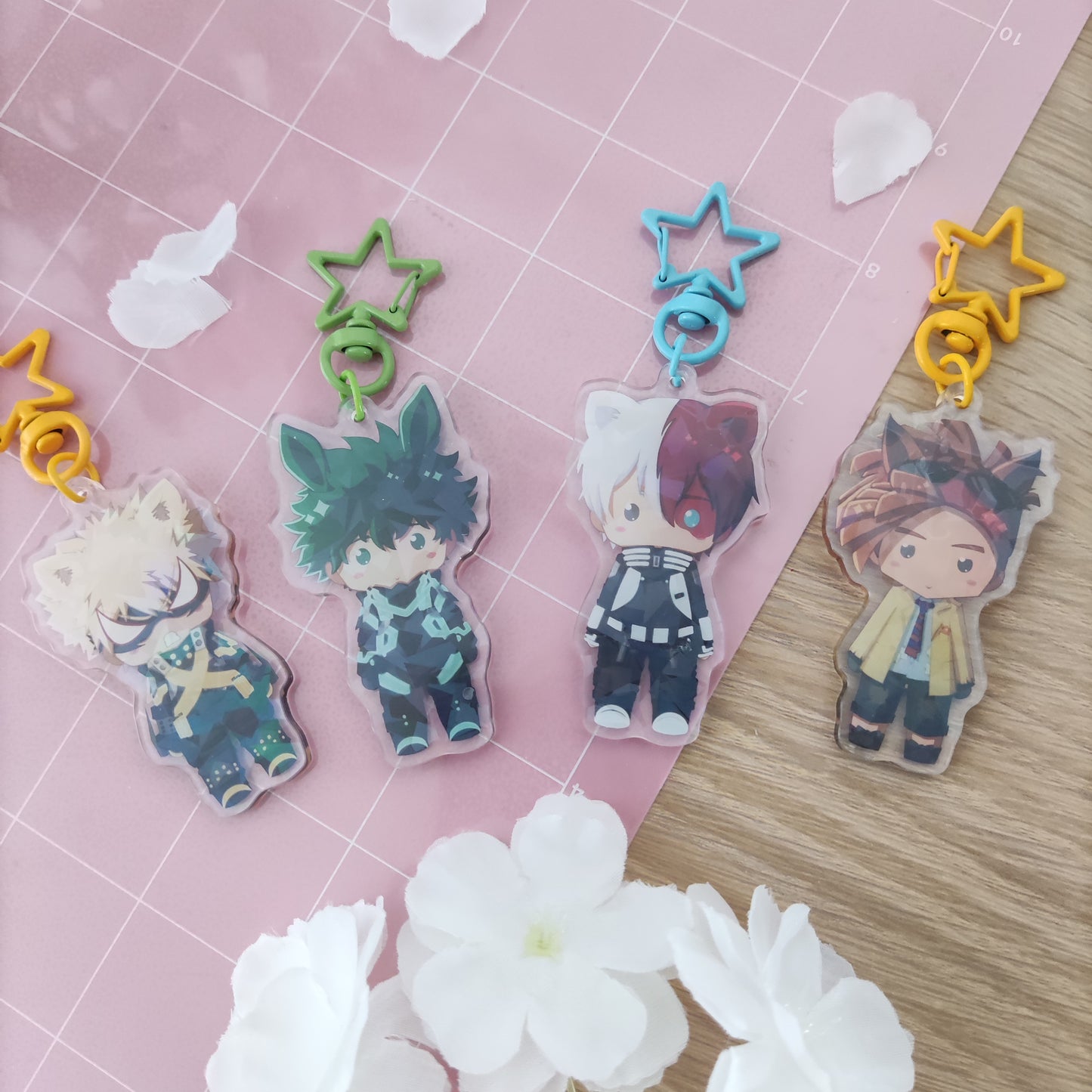 Acrylic Heroes Keychain