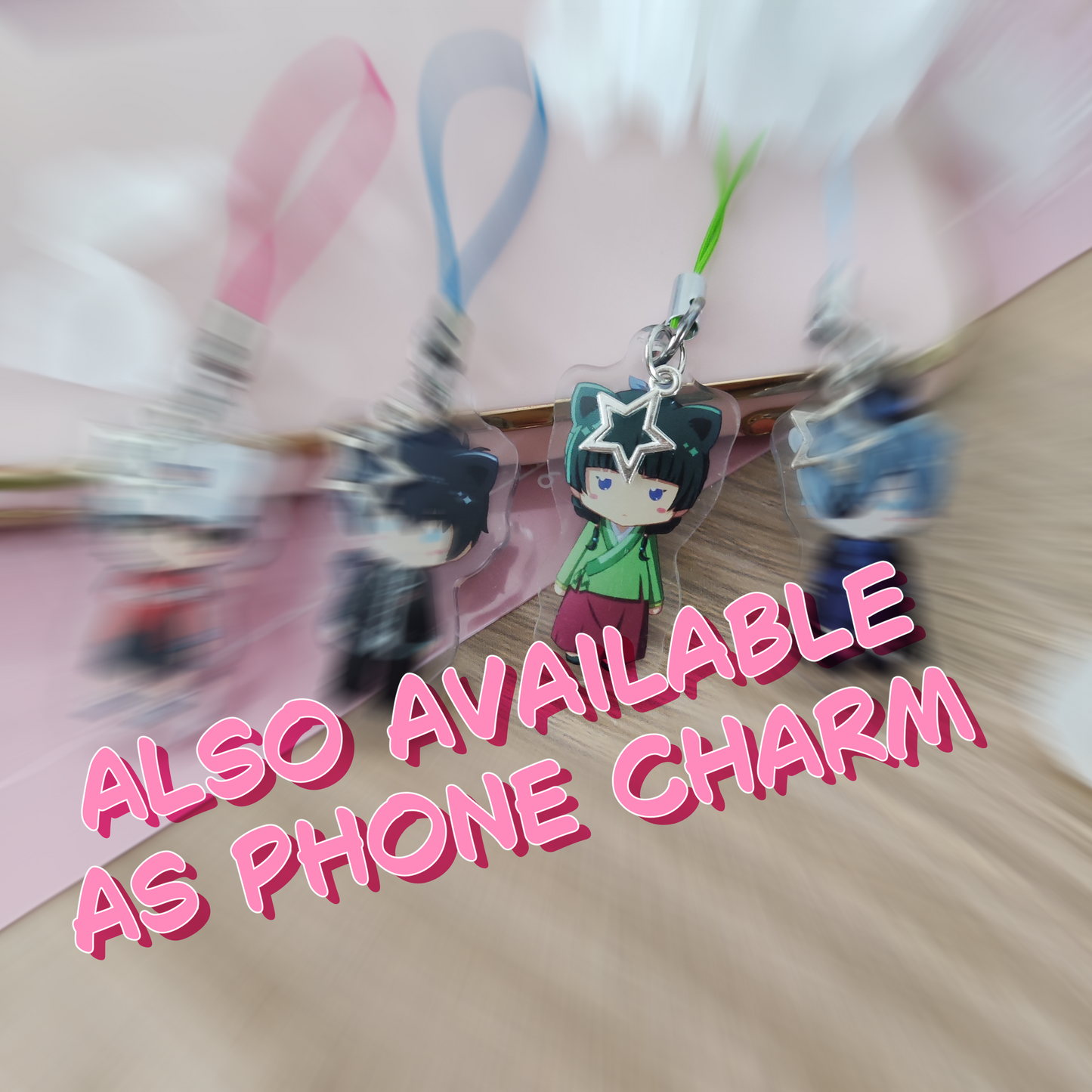 Acrylic Apothecary Keychain