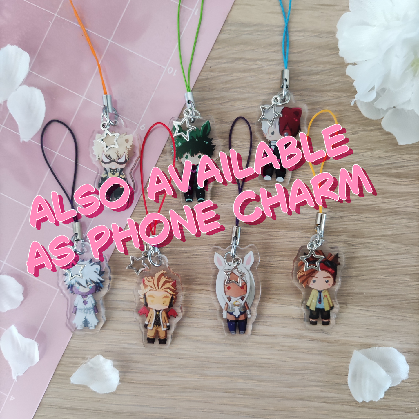 Acrylic Heroes Keychain