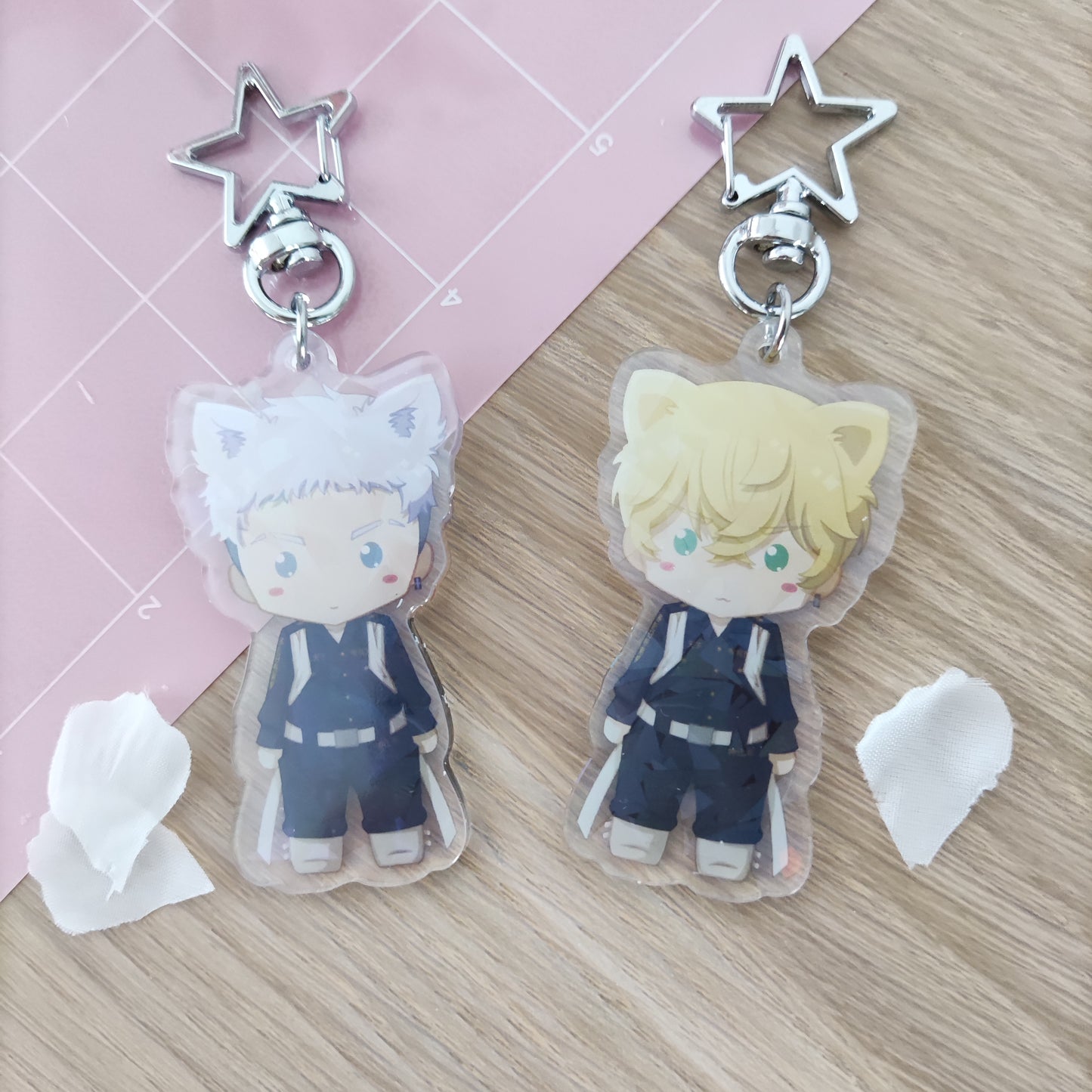 Acrylic Biker Charms
