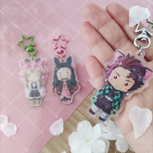 Acrylic Hashira Keychain