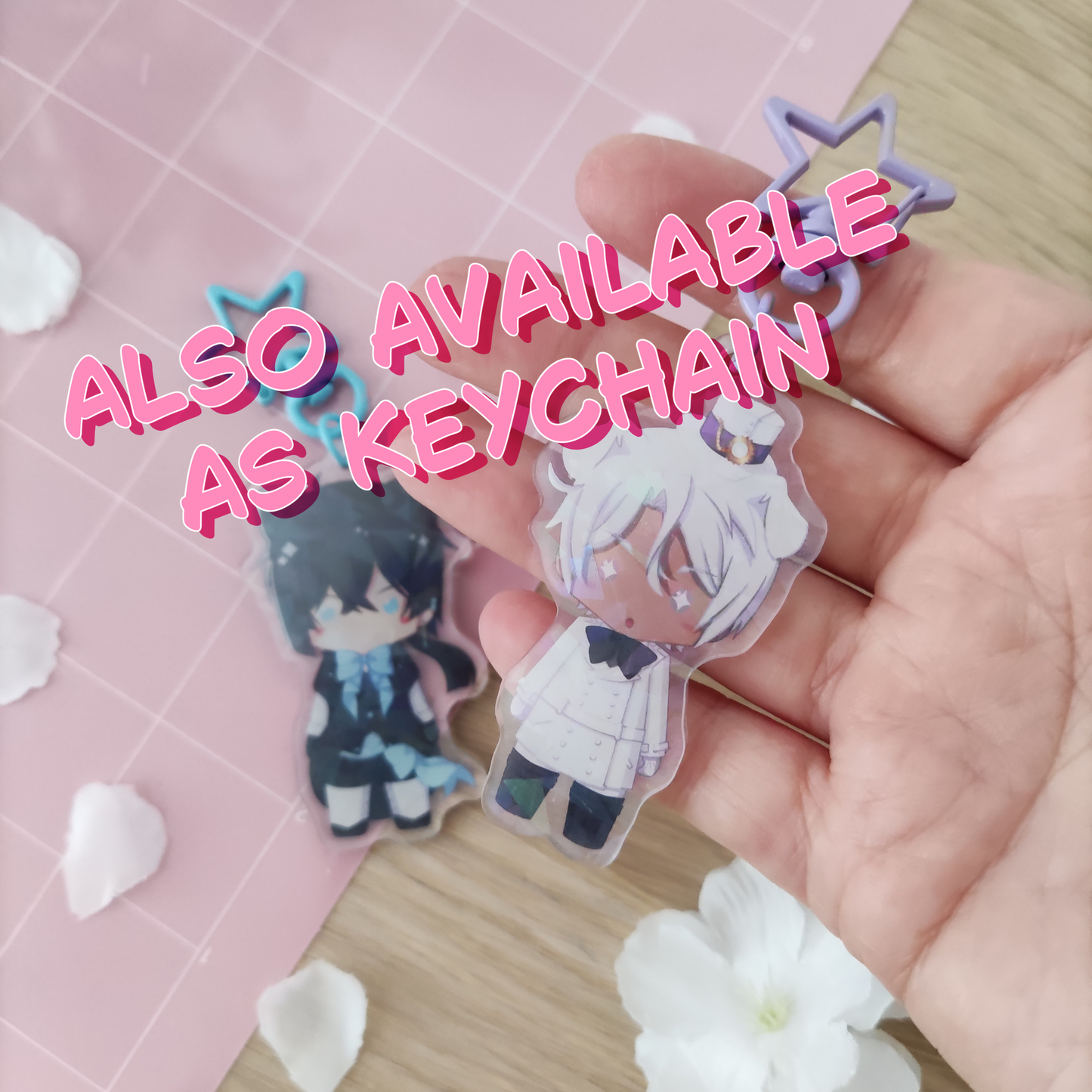 Mini French Phone Charms