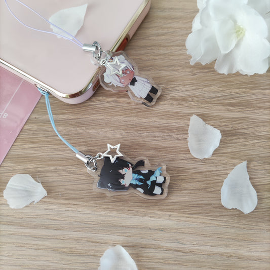 Mini French Phone Charms